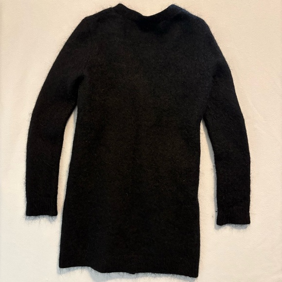 Sézane La Maille Cardigan Black Mohair Blend Small - Picture 2 of 9